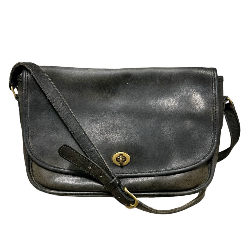 COACH Vintage 80s Glovetanned Leather City Crossbody Bag